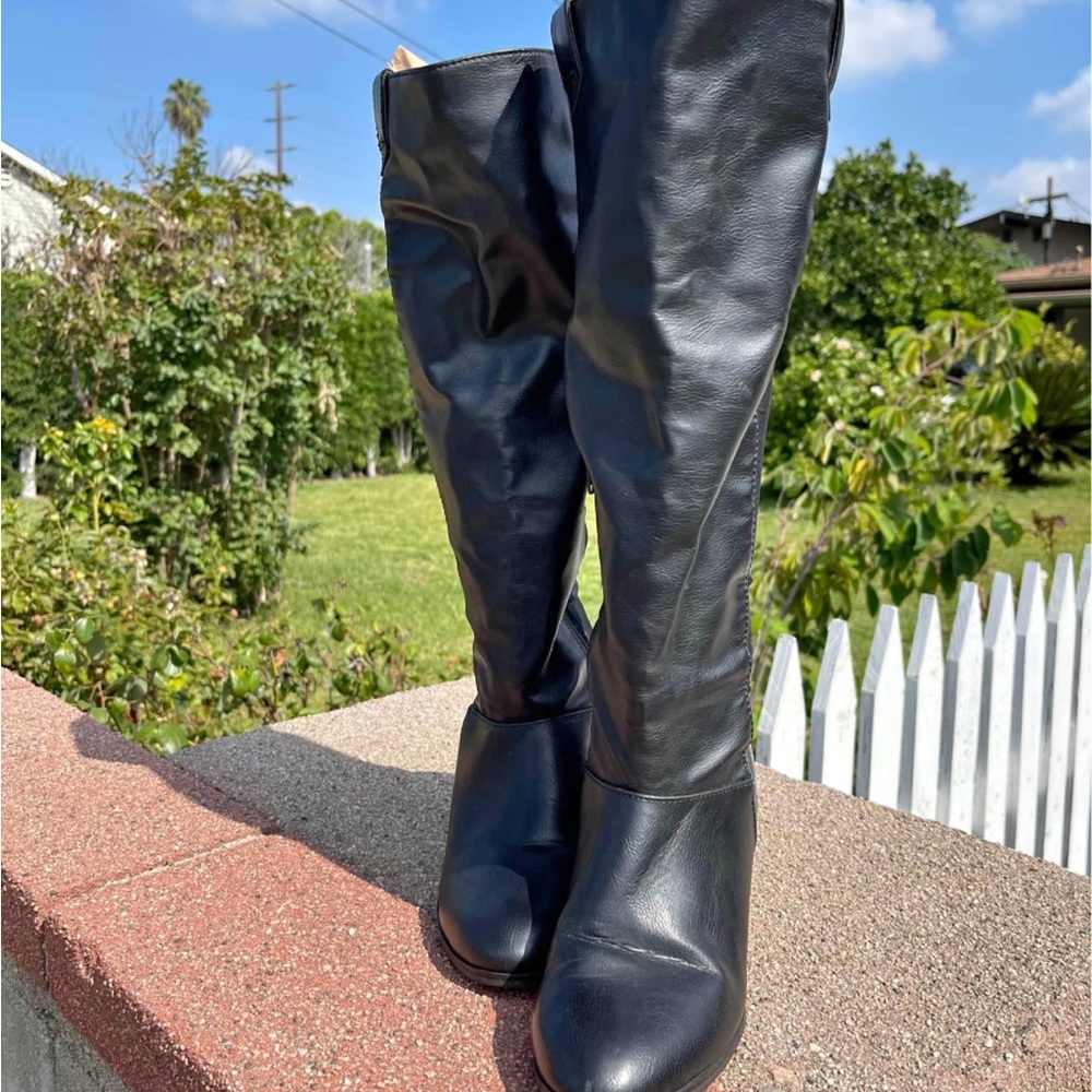 Dr. Scholl's Black Over the Knee Boots